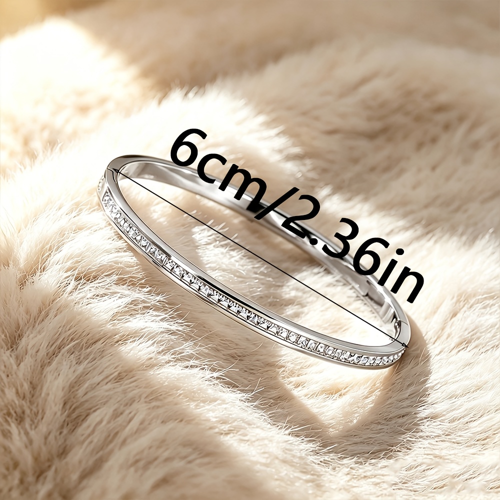 3pc 304 Stainless Steel Stackable Bangle Set for Women
